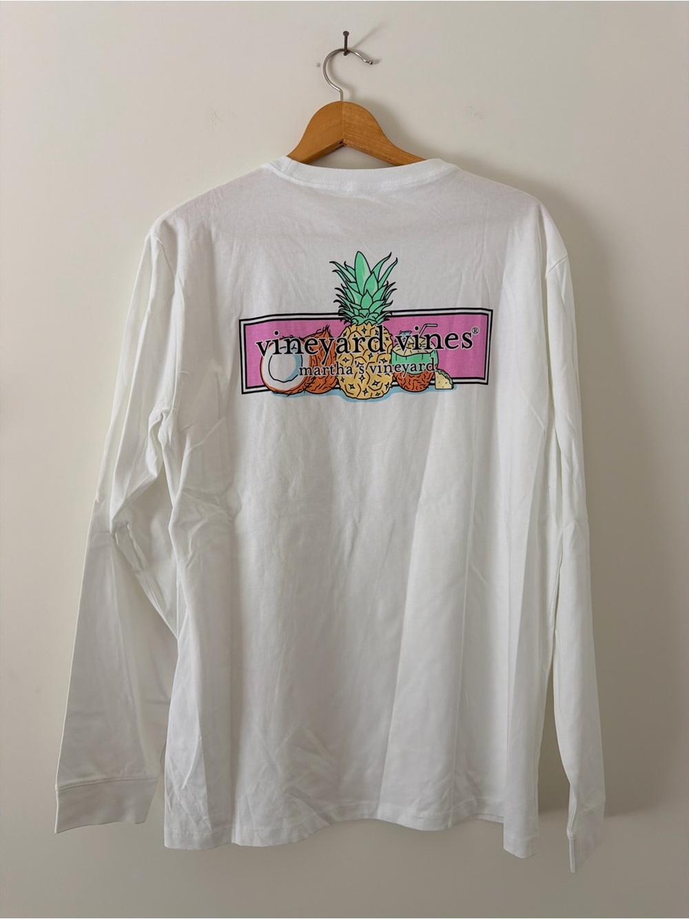 Vineyard Vines Martha’s Vineyard White Long Sleeve Shirt